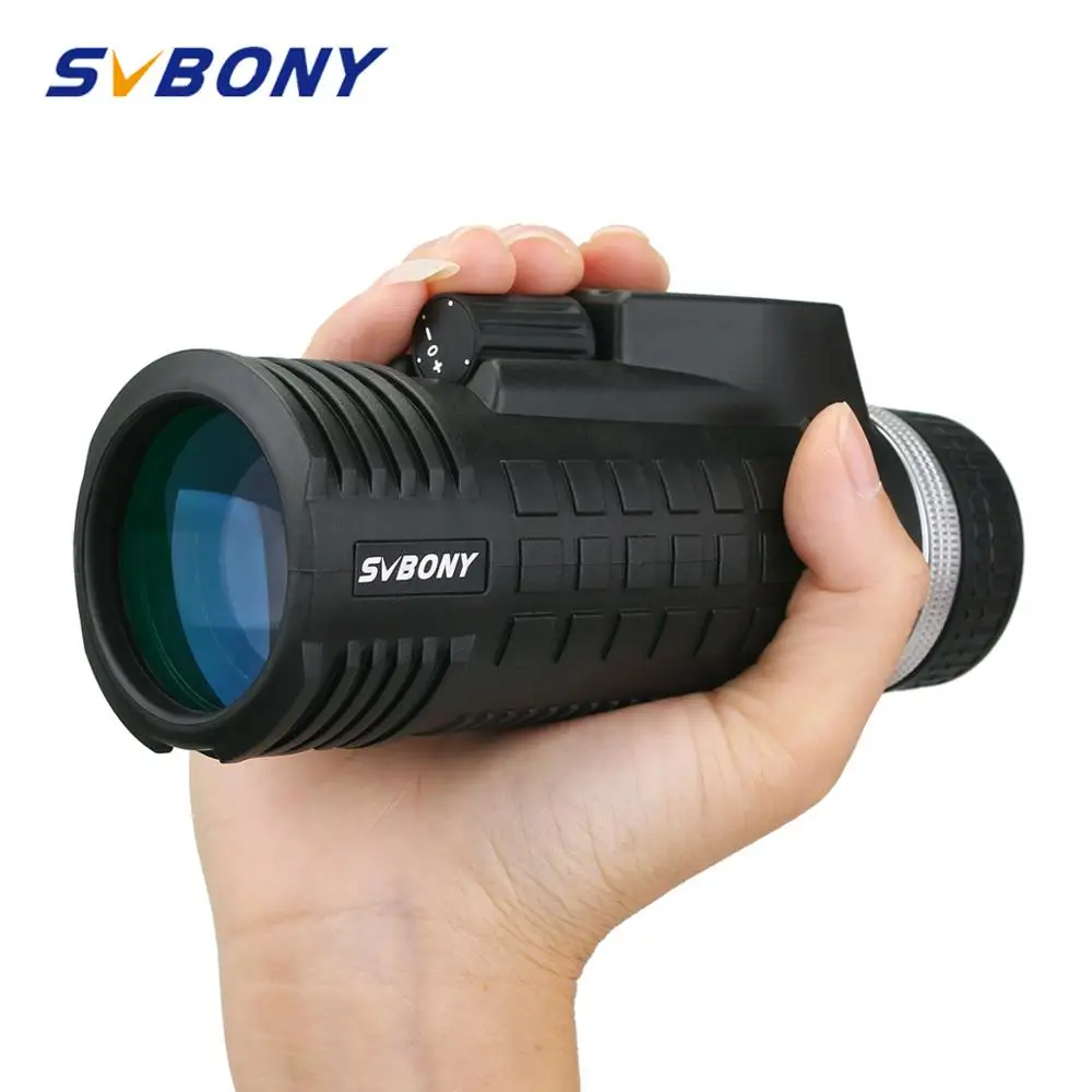 SVBONY 8x42 أحادي تلسكوب المدمج في البوصلة Rangefinder بالكامل متعددة طلاء BAK4 منظار ثنائي مقاوم للماء الصيد F9335