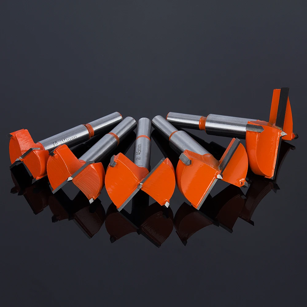 5pcs Forstner Auger Drill Bits 35mm/40mm/45mm/50mm/60mm Woodworking Hole Saw Wood Cutter Carbide Wood Cutter Tool Set 5pcs Forstner Auger Drill Bits 35mm/40mm/45mm/50mm/60mm Woodworking Hole Saw Wood Cutter Carbide Wood Cutter Tool Set