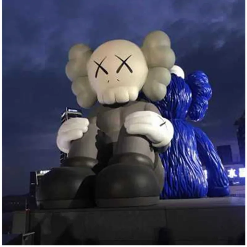 

Exhibition KAWS Companion Resting Place Barin VOGUE BFF Street Art PVC Sitting Position Action Figure Collectible Model ToyD147