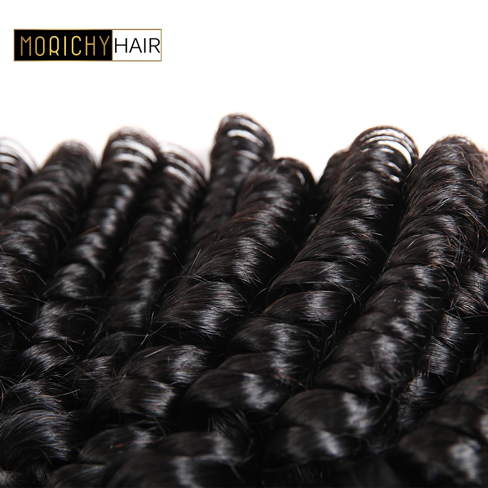 MORICHY Bouncy Culry Weave Bundles 50G/PCE Brazilian Hair Weave Bundles Romance Curls Remy Human Hair Extension Free Shipping MORICHY Bouncy Culry Weave Bundles 50G/PCE Brazilian Hair Weave Bundles Romance Curls Remy Human Hair Extension Free Shipping