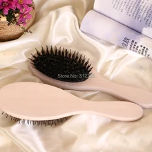 Новинка! Высокое качество щетки для волос в белый, чистый кабан briste щетка для волос, отлично гребень, щетка для нарощенных волос