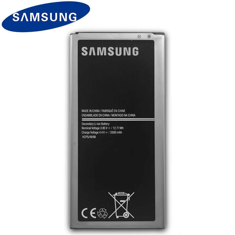 Samsung сменный аккумулятор для Galaxy J7 Edition J710 J710F J7108 J7109 EB-BJ710CBE 3300 мАч аккумулятор для мобильного телефона