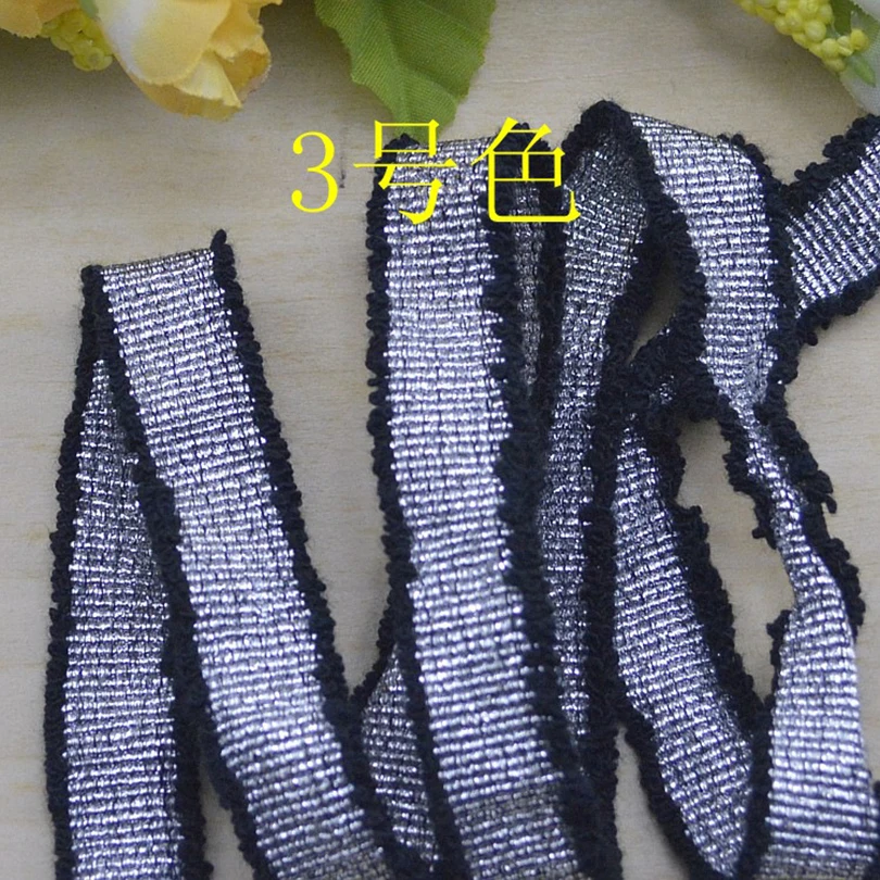 10 метров аксессуары для одежды 21 мм Burr Grosgrain Снежный край провода лента кружева Ручное шитье для поделок материалы ювелирные изделия аксессуар