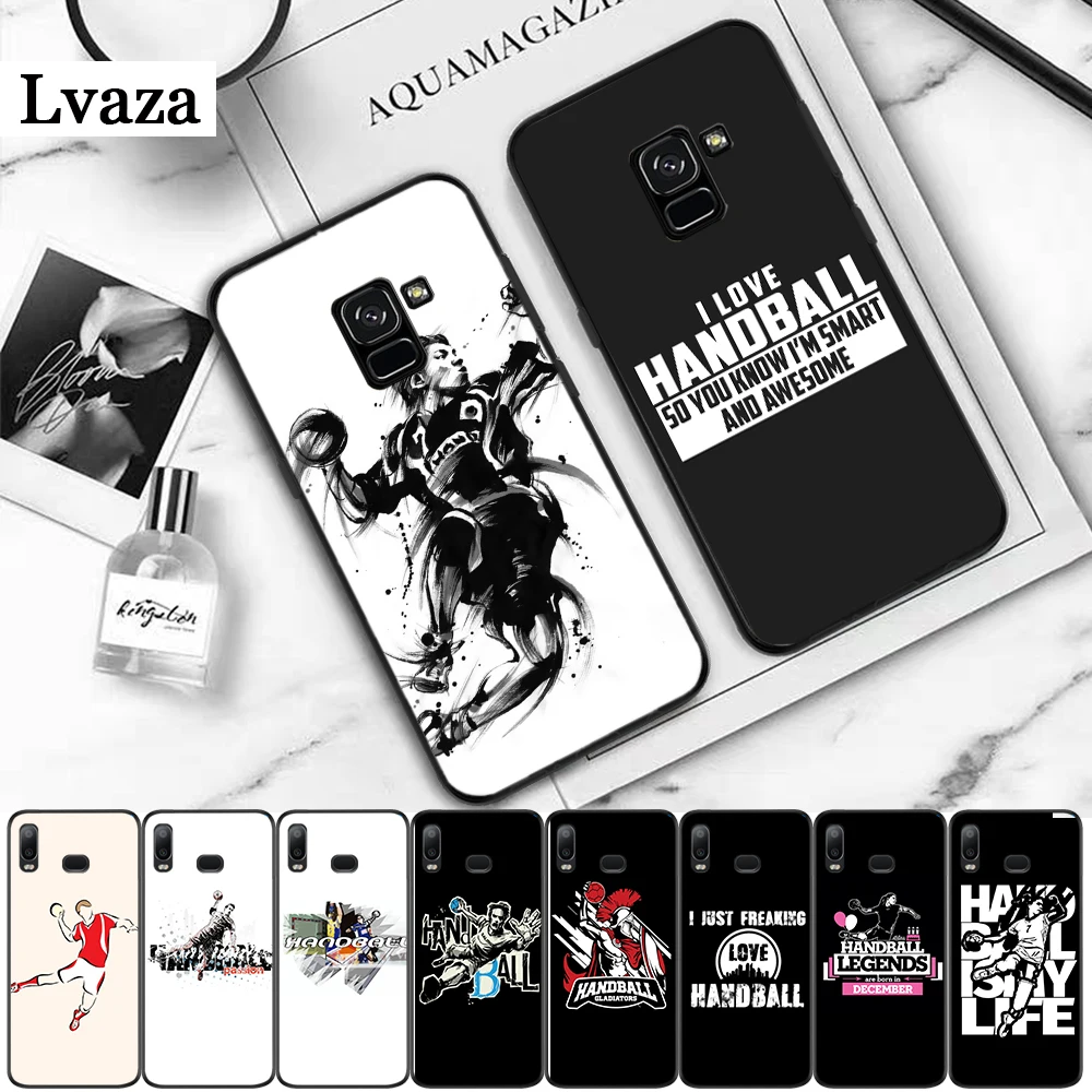 

Lavaza Handball Luxury High-end Protector Silicone Case for Samsung A3 A5 2016 2017 A6 Plus A7 A8 A9 A10 A30 A40 A50 A70 J6 2018