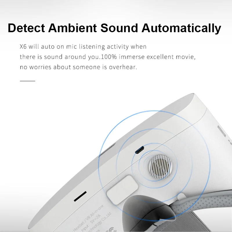  BOBOVR X6 Realidad Virtual todo en uno prismáticos de RV 25 K HD VR auriculares Android 16GB 3D gaf