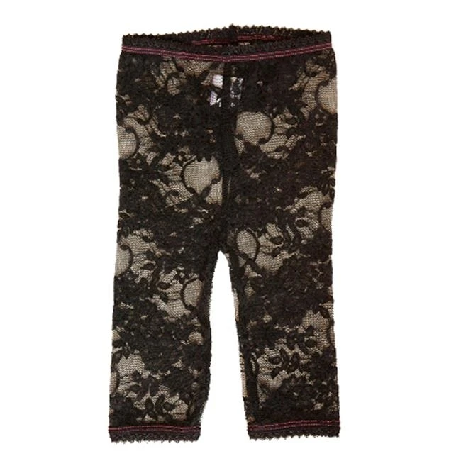 Baby Bella Maya LL001B18-24 Lacy Leggings Black 18-24 months