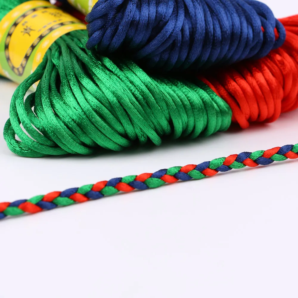 TYRY. HU 20 м/комплект мягкий нейлоновый шнур сплошной канат для изготовления ювелирных изделий браслет ожерелье детская соска цепь аксессуары многоцветный