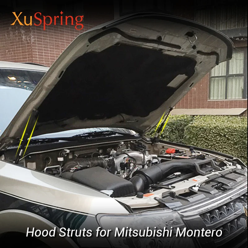 Для Mitsubishi Pajero Montero Limited Shogun 2006-2019 крышка двигателя автомобиля распорка пружинный
