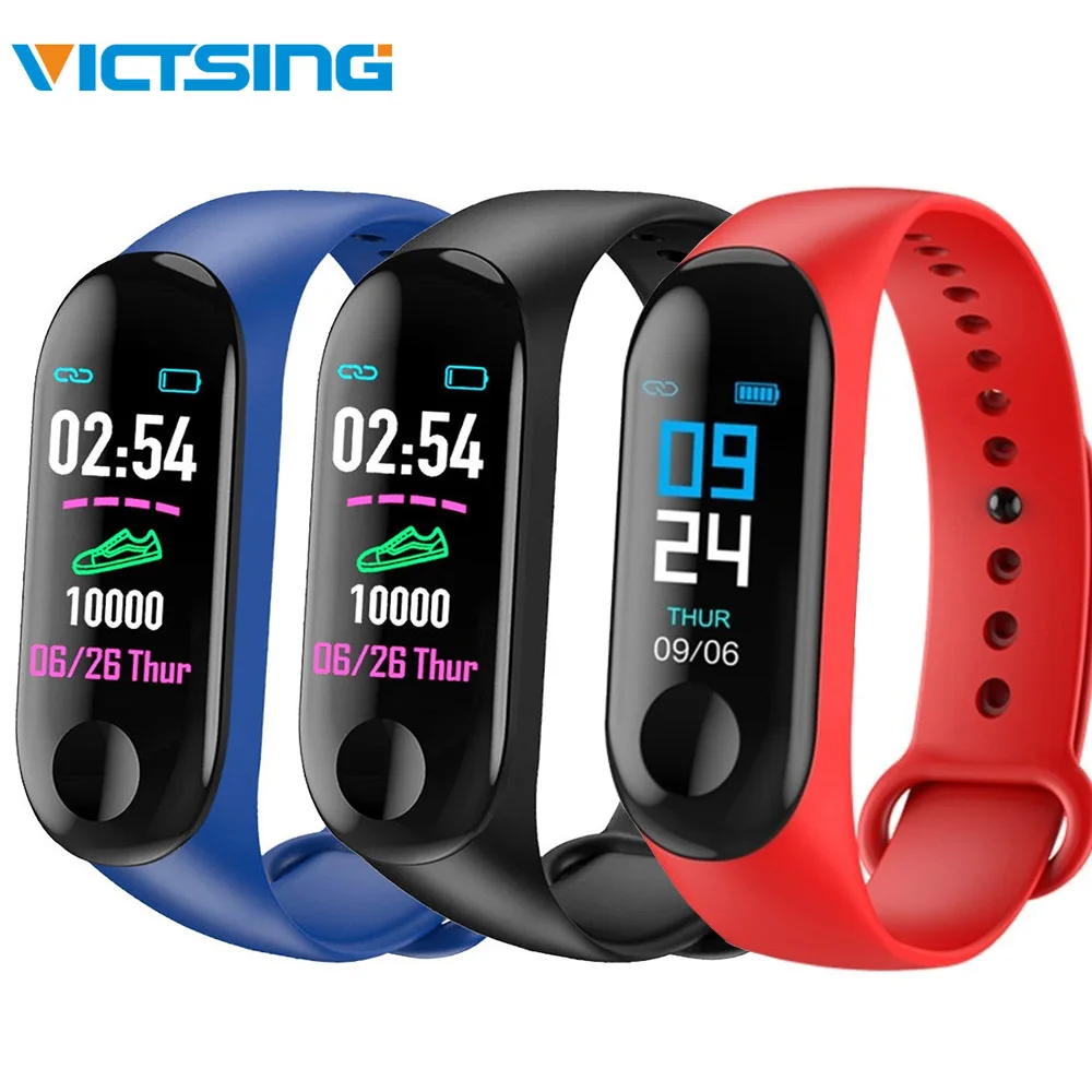 VicTsing спортивные часы-браслет Q8 Bluetooth Смарт-браслет ips экран водонепроницаемый монитор кровяного давления пульса Смарт-часы