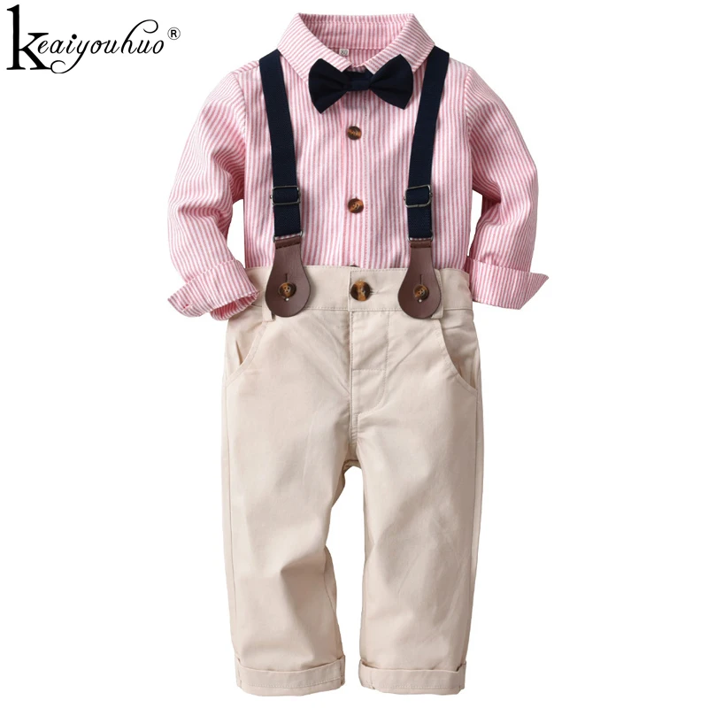 

2019 Spring Baby Boys Clothes Sets Christmas Toddler Boy Clothes Gentleman Outfits Suit Children Clothing Costume For Kids Suits