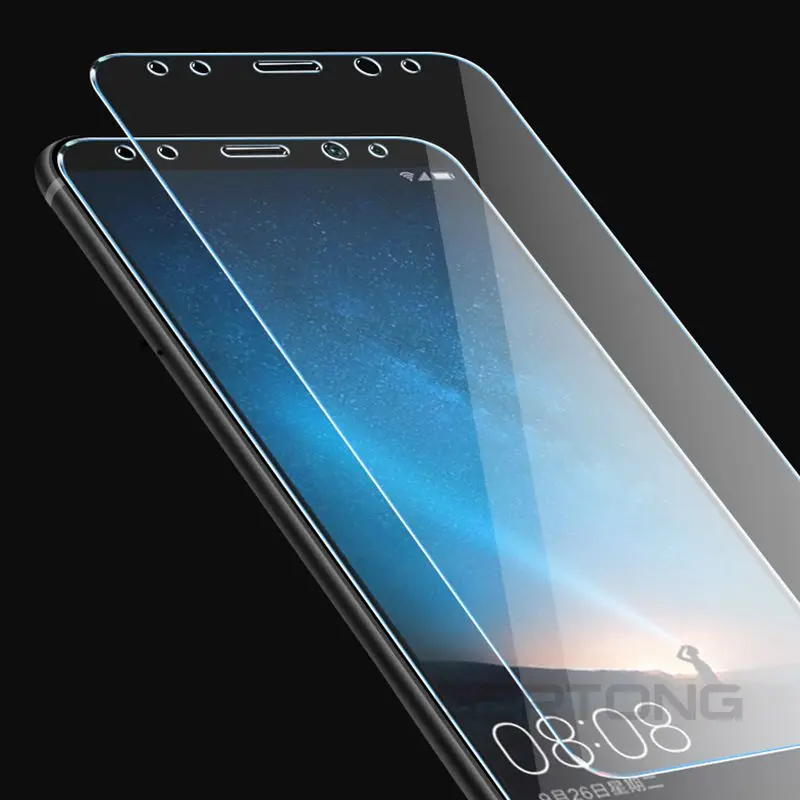 Защитное стекло закаленное для Huawei P10 Plus Mate 10 Pro 20 X Lite Honor View 8X Max 8A 9H 2 шт.|Защитные