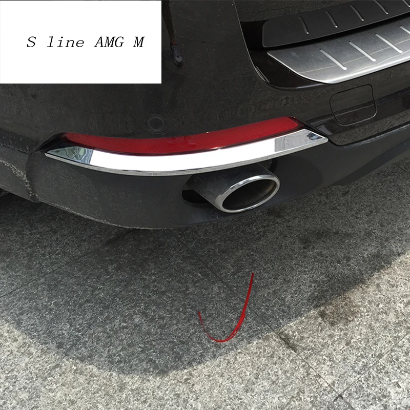 

Car styling Front Rear Fog lights Headlight Eyebrow Decoration Trim Stickers Cover For BMW X5 F15 2014-2017 Auto Accessories