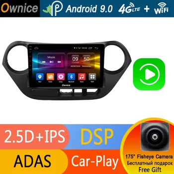 

Octa Core 4G+32G 9" IPS Android 9.0 For Hyundai I10 Xcent Grand i10 2013 2014 2015 2016 DSP CarPlay Car Radio Navi GPS Player