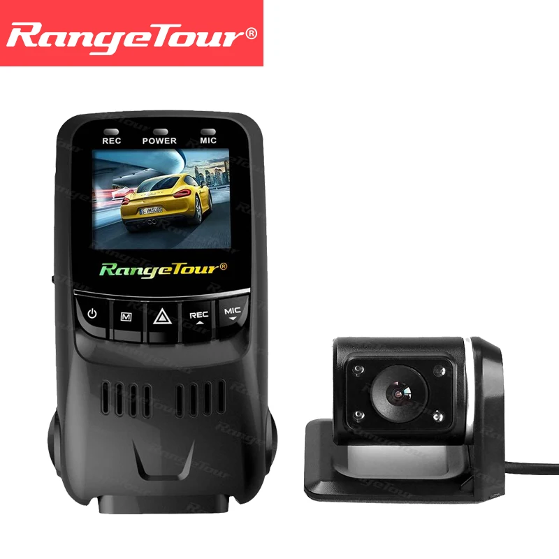 Dash Cam Dual Lens Car DVR Auto Vehicle Camera Support GPS Logger Dashboard B40s Plus Novatek 96655 Dashcam Full HD 1080P WDR