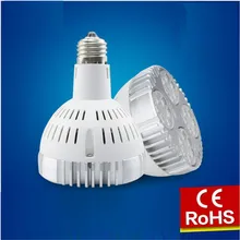 Супер яркий E27 35 Вт LED PAR30 прожектор лампы 75 Вт галогенные лампы эквивалент AC220V LED Освещение Белый/мягкий белый для дома Освещение