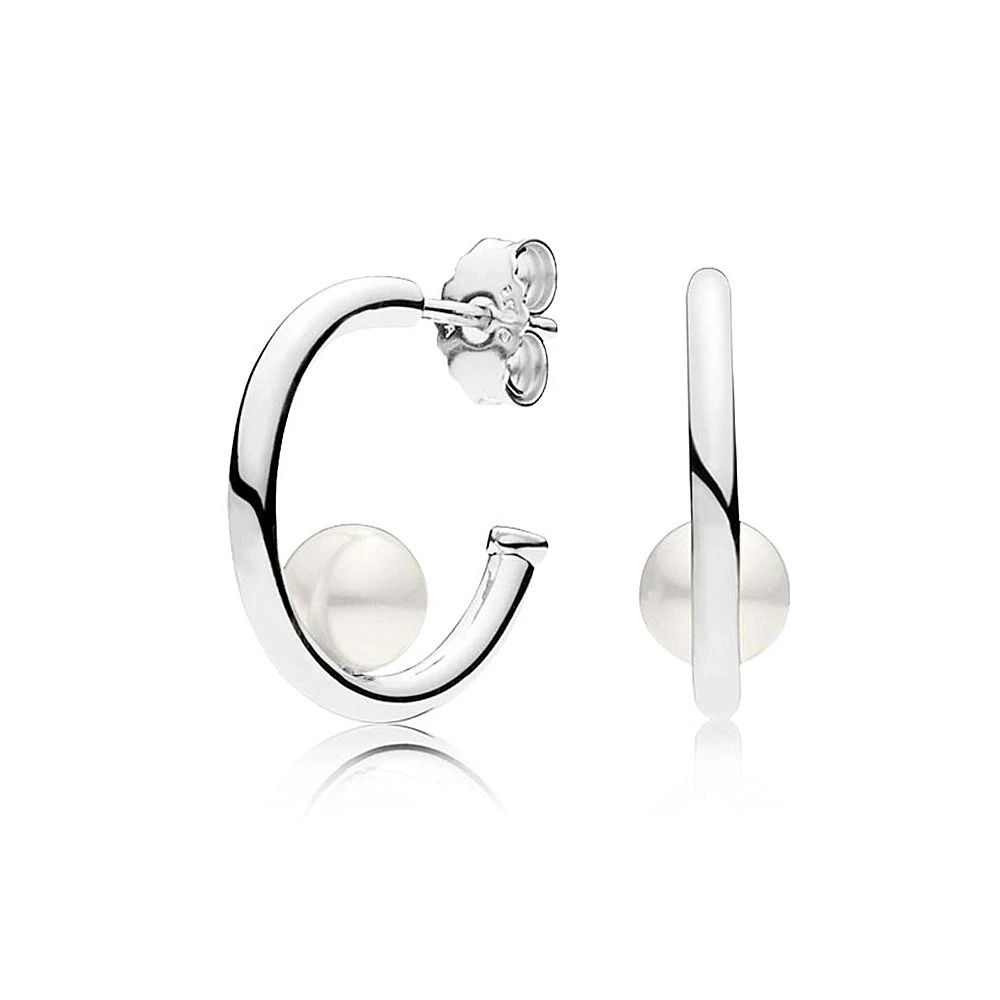 

Ajax 100% 925 Luxury Austria Crystal Wedding Jewelry Earrings for Women U Shaped Fit Female Earrings for Gift