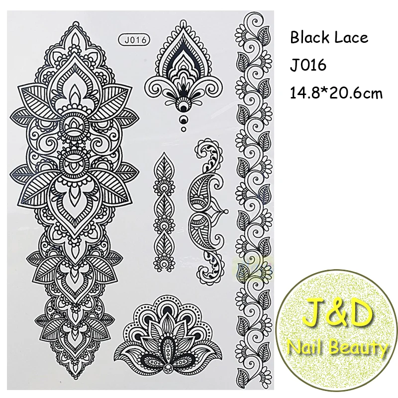Livraison Gratuite 1 Feuille Noir Femme Baroque Bijou