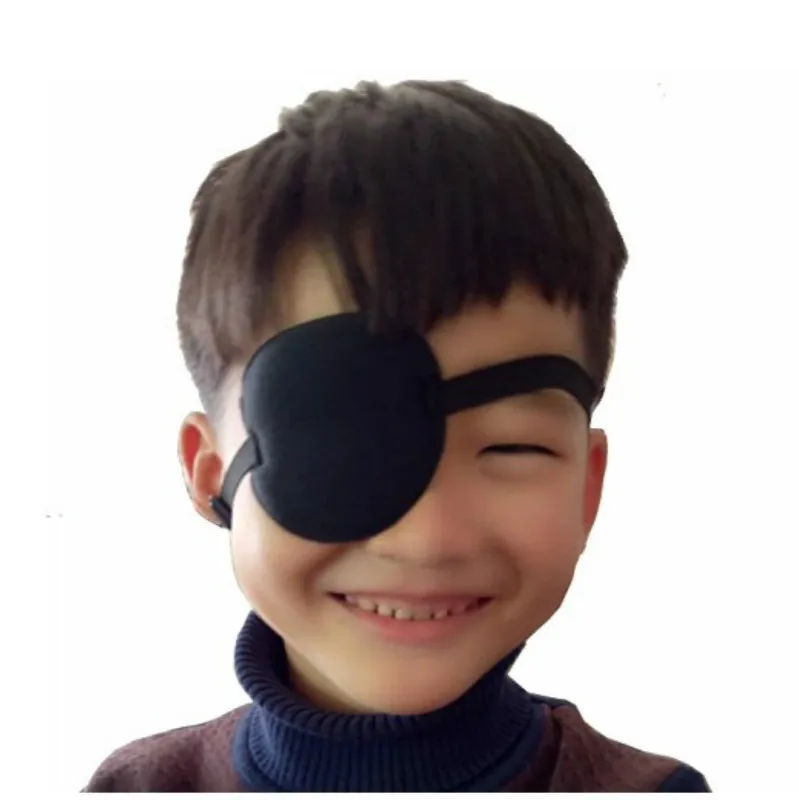 Pirate Eye Patch Halloween Party Black Pirate Costume Eye mask Eye Patch 3D Foam Groove Eyeshade