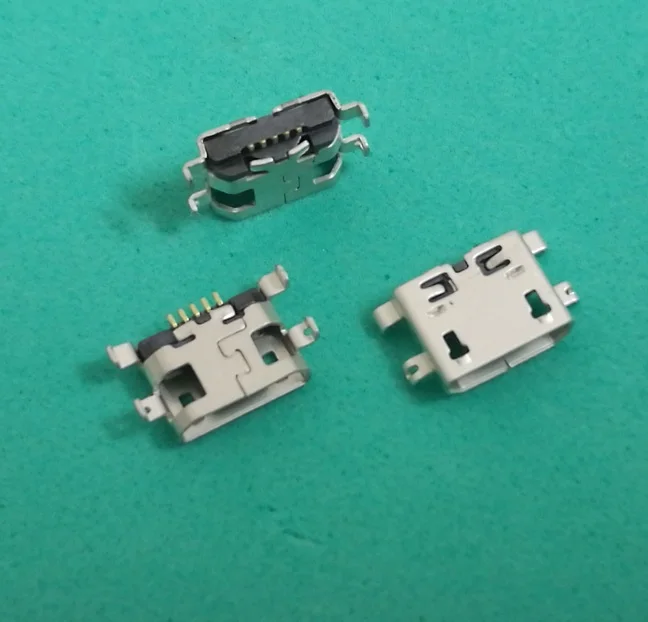 

100pcs/lot usb charger connector micro 5P charging port dock for For Lenovo IdeaTab S6000F S6000