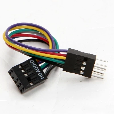 

HD Audio 9Pin Female to 7Pin Male Adapter JACK Cable For Lenovo ATX Motherboard to Host Case PC Chassis Front Panel Audio Plug