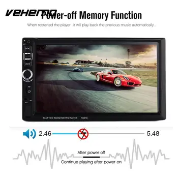 

Vehemo in Dash FM Video Player Automobile Car MP5 Premium MP5 Player Support Reverse Image Car Player