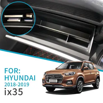 

Smabee Car Glove Box Interval Storage Box for Hyundai ix35 2018 2019 Interior Accessories Console Tidying Co-pilot Storage Box