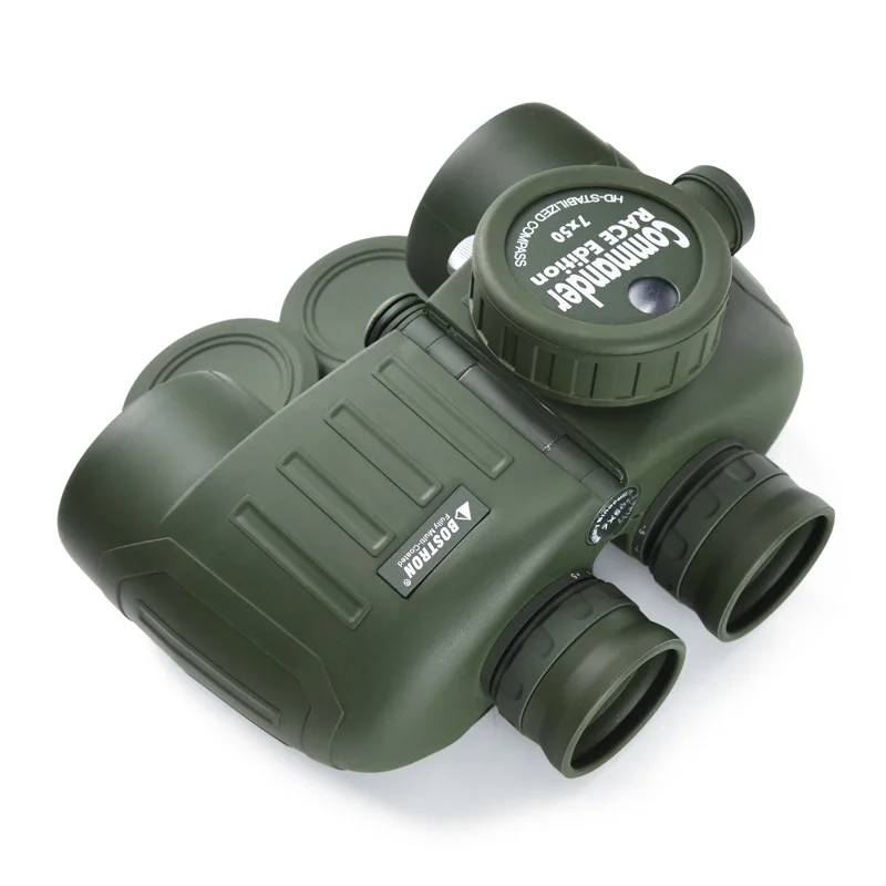 Navy Waterproof Powerful Binoculars 7x50 Navigation Compass Military Rangdfinder Telescope Profssional Nitrogen Day And Night Hd