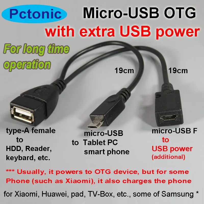 PRO OTG Cable Works for Lava A59 Right Angle Cable Connects You to Any Compatible USB Device with MicroUSB 