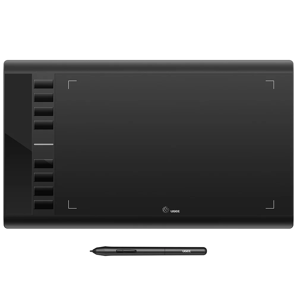 Online UGEE M708 8192 Tingkat Grafis Menggambar Tablet Digital Tablet Tanda Tangan Pad Menggambar Pena untuk Menulis Lukisan Pro Desainer Wacom