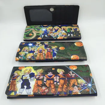 

Japanese Anime Dragon Ball Super Saiyan Son Goku Son Gohan Multifunction Long Wallet/Purse with Button (PHBW_28)