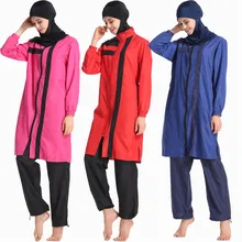 Бикини mujer женский мусульманский купальный костюм с однотонная бейсболка купальник Женская пляжная одежда купальный костюм