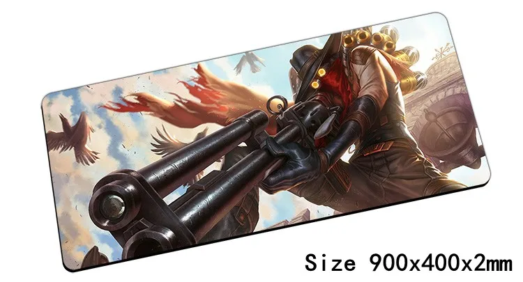 Illaoi-mousepad 700x400x2mm para jogos, tapete de mouse para jogos