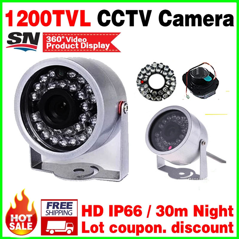 Micro Style!1200tvl Cmos Security Surveillance Hd Mini Cctv Camera Sensor 30led Waterproof IP66