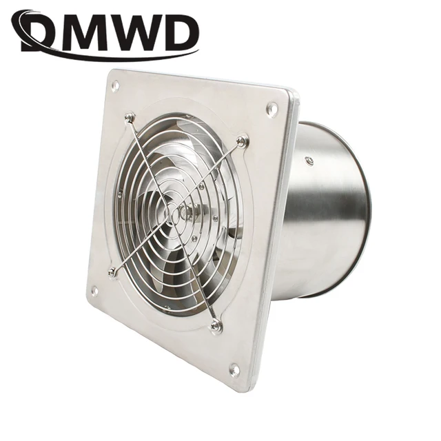 DMWD 6 Inch Window Wall Pipe Ventilation Exhaust Blower Cooling Duct Air Fan Toilet Bathroom Kitchen Extractor 6'' Ventilator 1