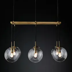 Светодио дный LED постмодерн Nordic гладить стекло пузыри дизайнер светодио дный LED открытый подвесные светильники для столовой кухня ресторан