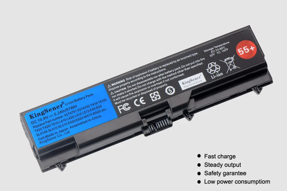 Ceny KingSener akumulator do laptopa do Lenovo ThinkPad SL410 SL410K SL510 E40 E50 E420 T510 W510 L412 T420 T410 T510 L510 L420 L521 55 +