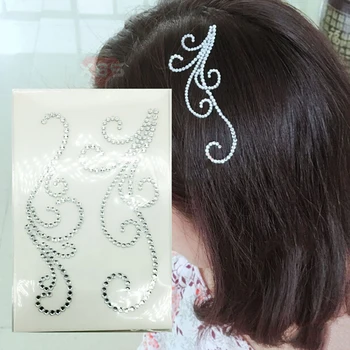 

1 sheet Fashion Acrylic Resin Drill Stick Bindi Sticker Handpicked Face Eye Jewels Forehead Stage Decor