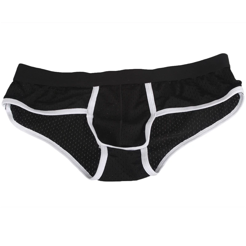 

Men Mesh Underwear Brand Male's Sexy Quick Drying Breathable Underpants Hollow Mesh Shorts Gay Sleepwear