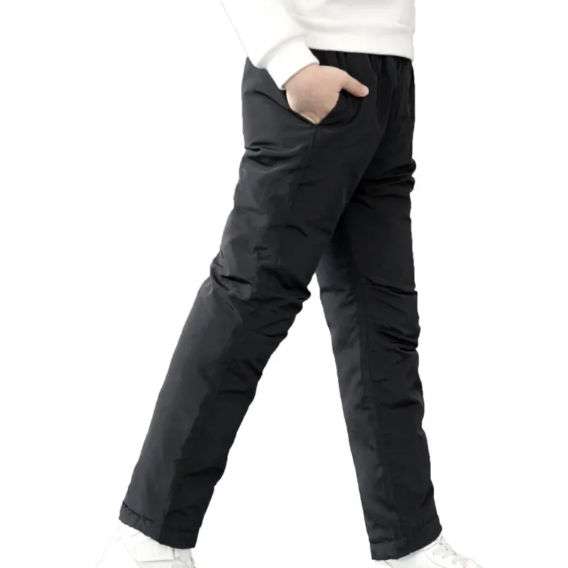 COOTELILI Cotton Girl Boy Winter Pants Cotton Padded Thick Warm Trousers Waterproof Ski Pants Baby Girls Pants Children Clothing (12)