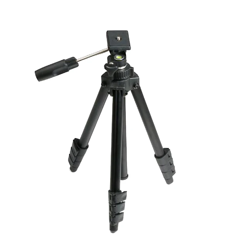Black Bexin Ms17 Алюминий Камера Штатив 3 Way поворотной головкой для путешествий профессиональные головки штатива-трипода аксессуары стенд с головкой для Canon Dslr пришел - Цвет: Black