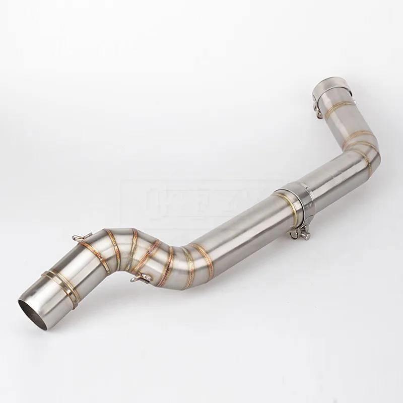 Para Honda CBR600RR CBR 600RR CBR 600 RR 2005 a 2015, 2016, 2017, 2018 Slip-on de escape de la motocicleta medio enlace de sistema de Escape