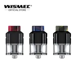 Wismec Kestrel Бак 4 мл с сетчатым нагревателем 24 мм Диаметр распылитель подходит для электронной сигареты Wismec LUXOTIC наружная коробка мод