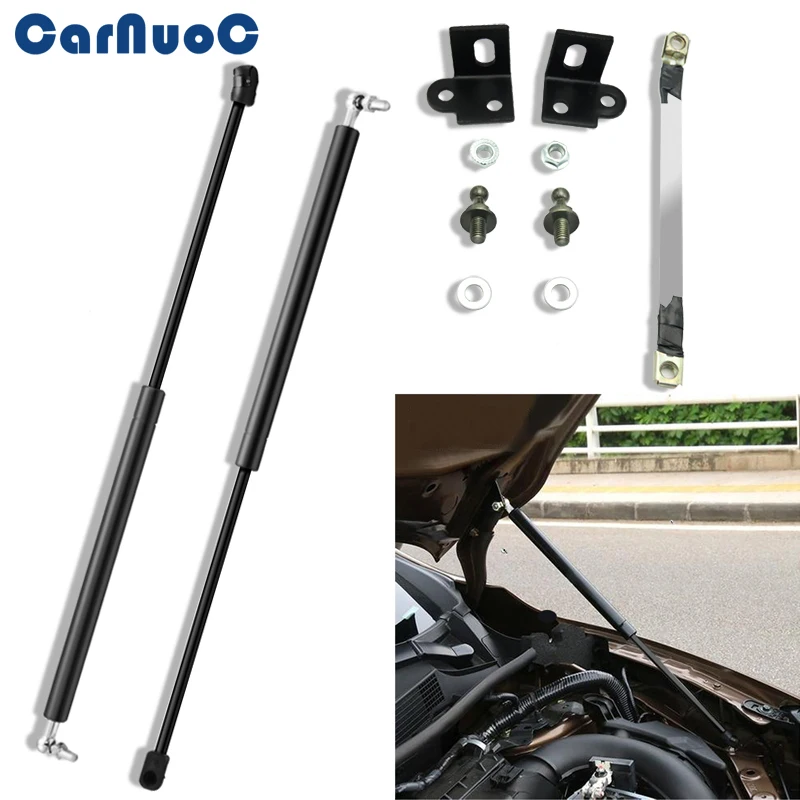 

2pcs Car Styling Car Front Bonnet Hood Lift Support Damper Gas Assist Slowdown Strut 903315 FOR Nissan Qashqai J11 2014-2018