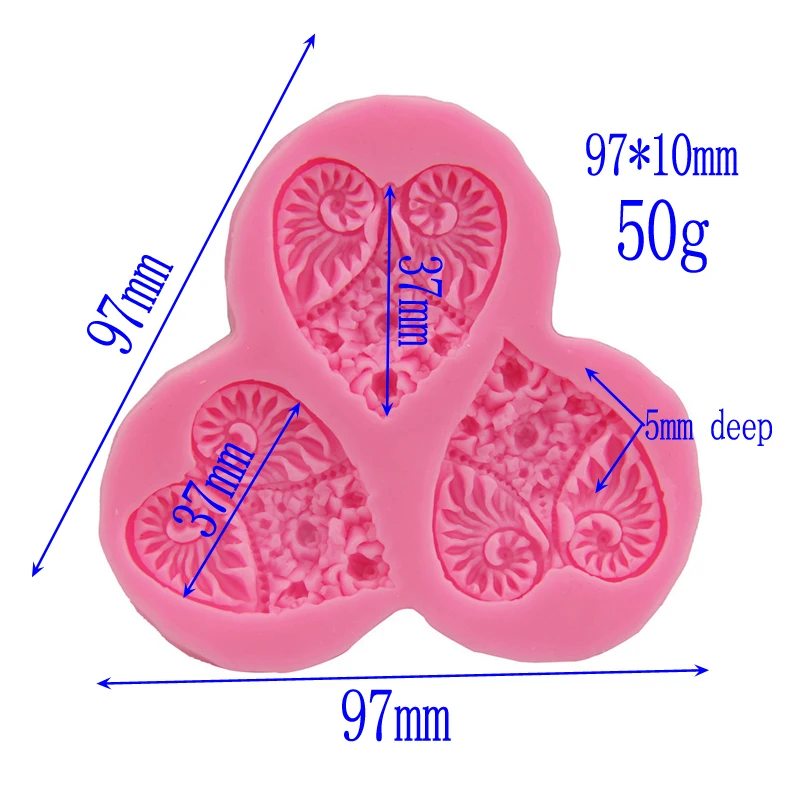 Украшение для свадебного торта в форме сердца d инструмент для поделок из сахара в форме помадки силиконовая форма «любовь» шоколадная помадка Роза в форме Любви Diy выпечка