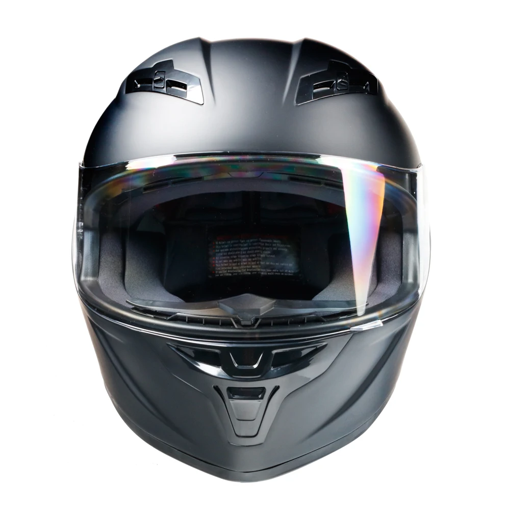 Мотоциклетный rcycle Шлем Полный лицевой матовый черный шлем гоночный шлем DOT утвержден casco de moto kask helm moto cross moto rcyclist
