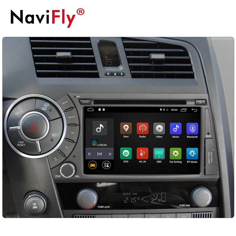 Top Factory price! Quad Core 2 din Android 7.1 Car DVD For SsangYong Kyron Actyon 2005-2013 GPS Radio Stereo with 4G BT WIFI 5