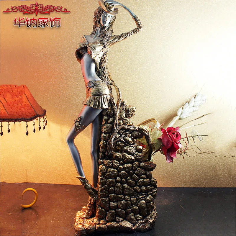 

2016 Hot Sale Home Decoration Accessories Fashion Beautiful Vase Ornaments Modern Decor Furnishing Crafts People Living Room