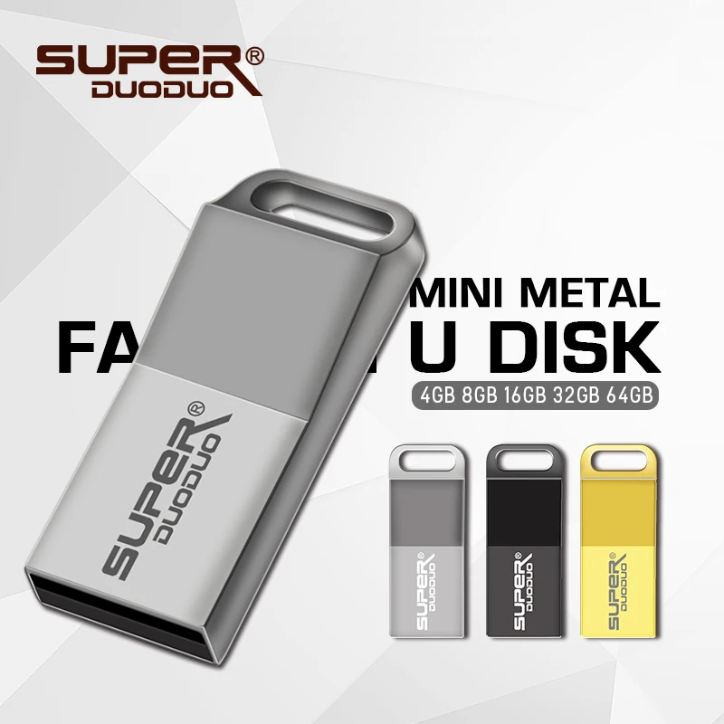 Быстрая скорость 128 Гб 64 ГБ USB флеш-накопитель металлический 3 цвета флеш-накопитель 32 ГБ 8 ГБ Флешка 16 ГБ 4 ГБ usb 2,0 USB флешка диск памяти usb clef