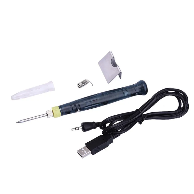 Portable Mini USB Electric Powered Soldering Iron Pen Tip