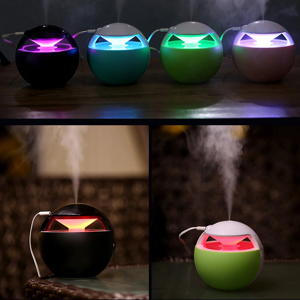 450ml Aroma Essential Oil Diffuser Ultrasonic Air Humidifier with Wood Grain 7 Color Changing LED Lights for Office Home 450ml Aroma Essential Oil Diffuser Ultrasonic Air Humidifier with Wood Grain 7 Color Changing LED Lights for Office Home